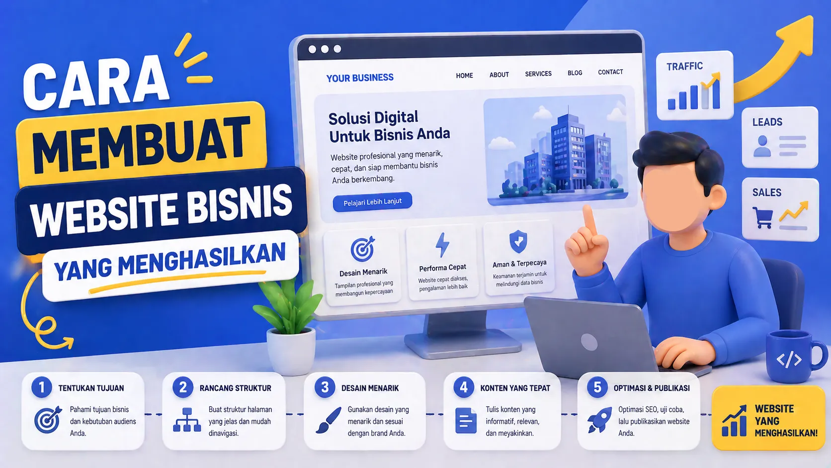 Cara Membuat Website Bisnis yang Menghasilkan