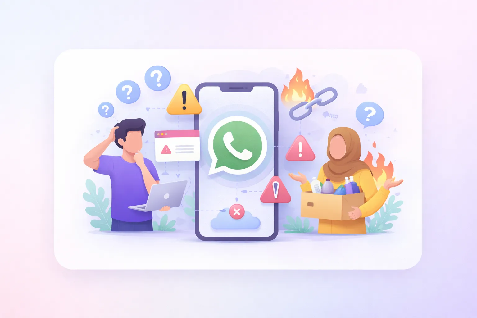 6 Bahaya Jualan Hanya Mengandalkan WhatsApp untuk Bisnis