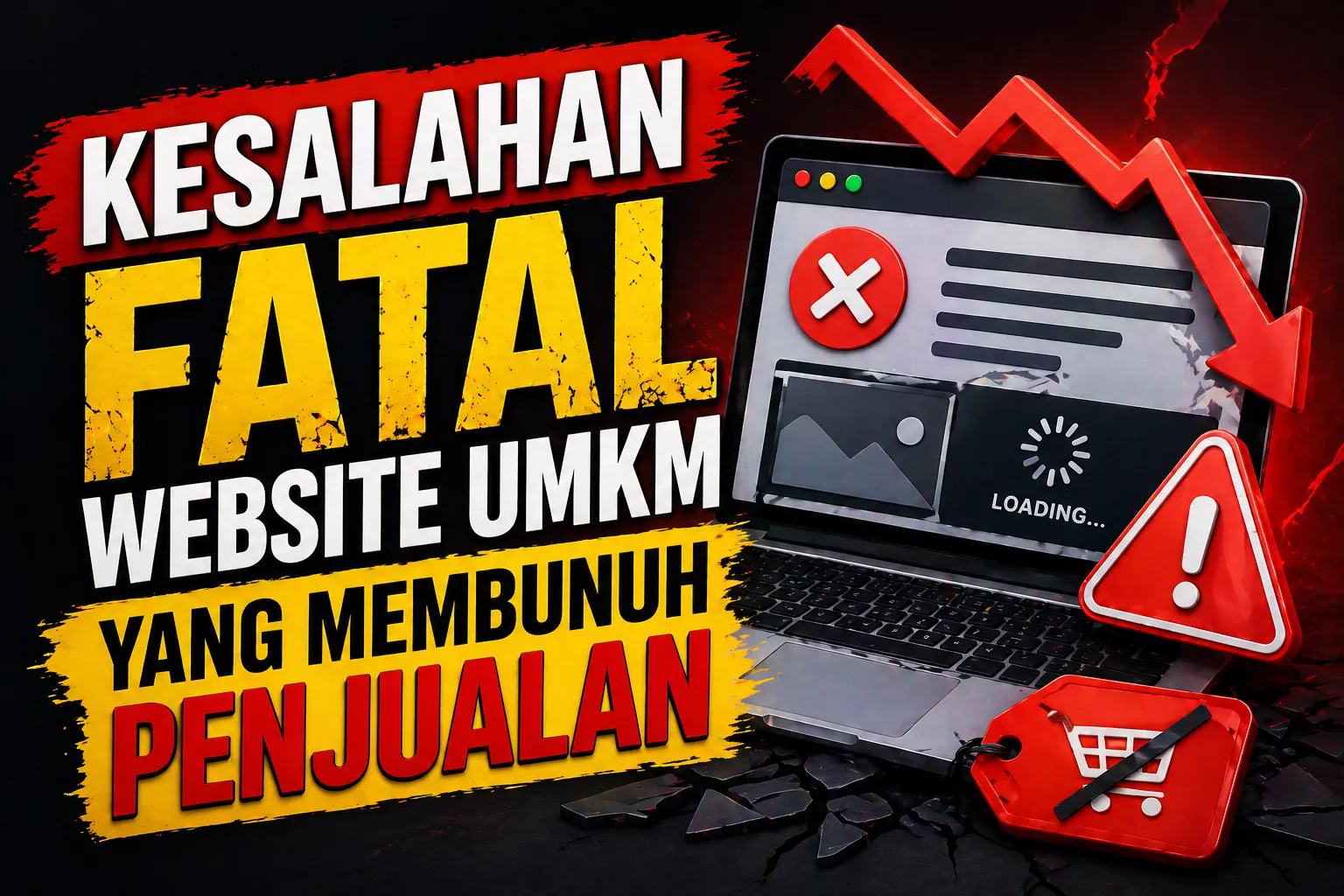 5 Kesalahan Fatal Website UMKM yang Membunuh Penjualan