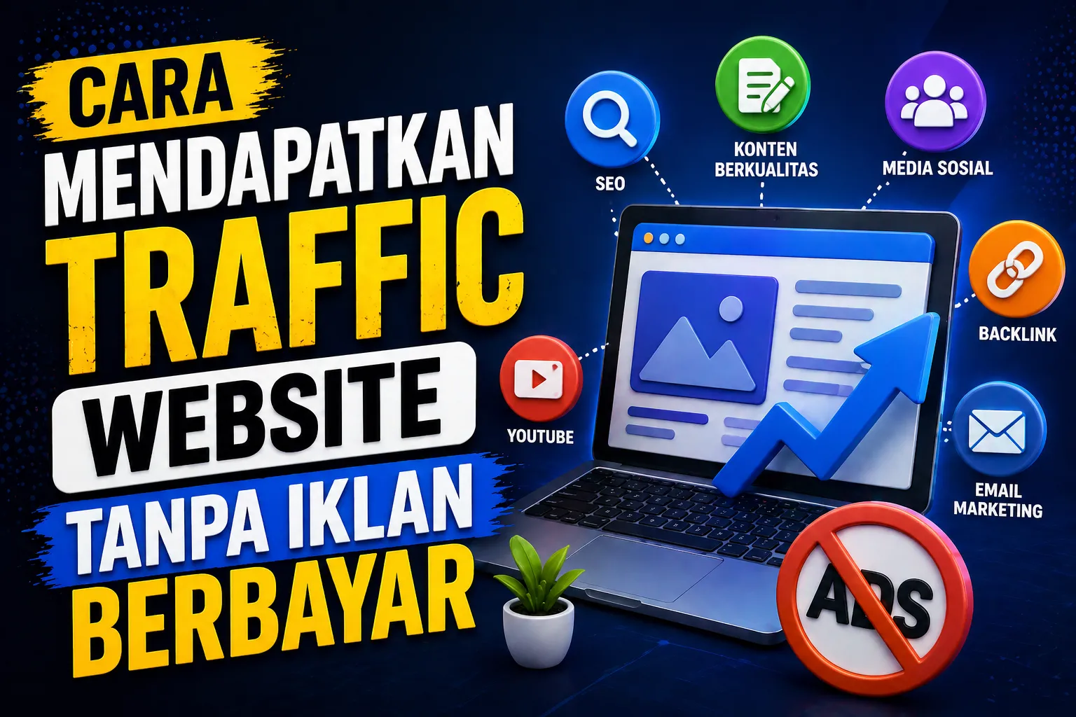 Cara Mendapatkan Traffic Website Tanpa Iklan Berbayar